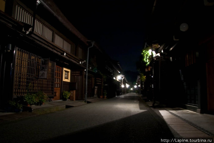 Ночная Такаяма Такаяма, Япония
