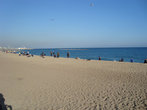 Ноябрьский Барселонский пляж
