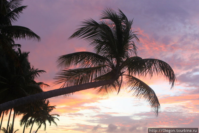 А закаты здесь красивые Лас-Терренас, Доминиканская Республика