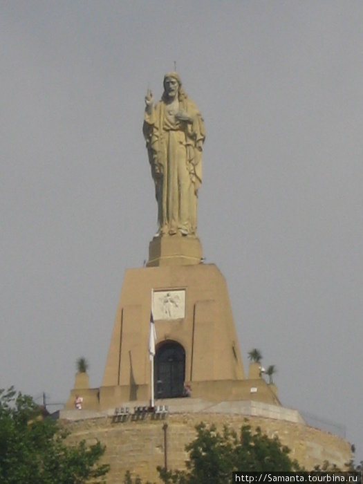 Статуя Христа на горе Сан-Себастьян, Испания