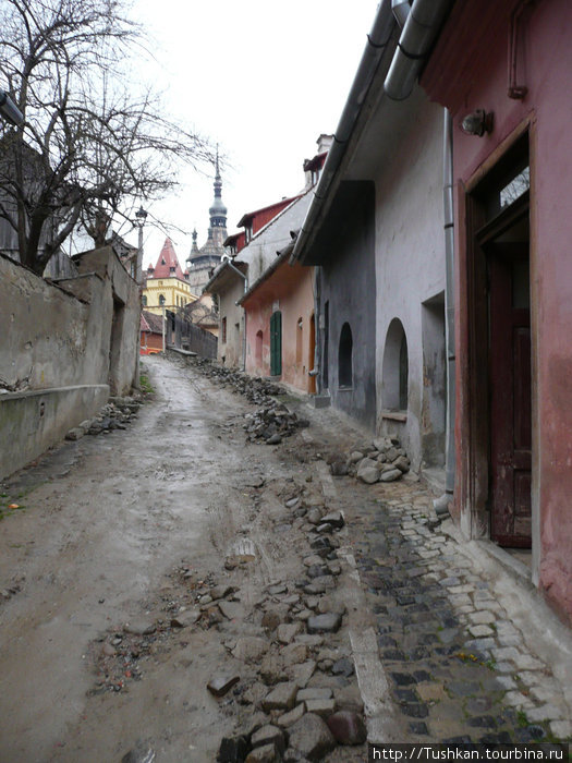 Подворотни румынских трущоб Румыния
