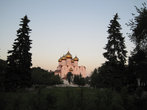 Ярославль. Успенский собор в вечернем закате