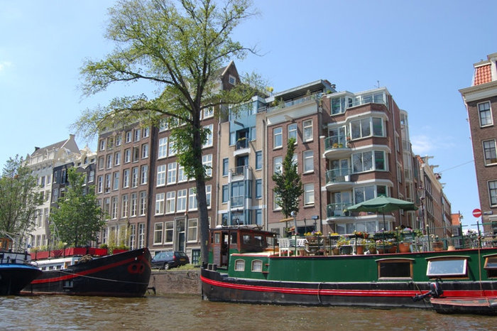 Река Амстел и каналы Амстердам, Нидерланды