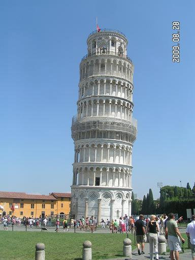 Башня падает уже давно, но всё никак не упадёт Пиза, Италия