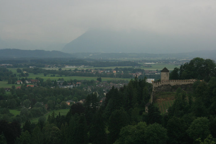 вид с крепости Хоэнзальцбург Зальцбург, Австрия