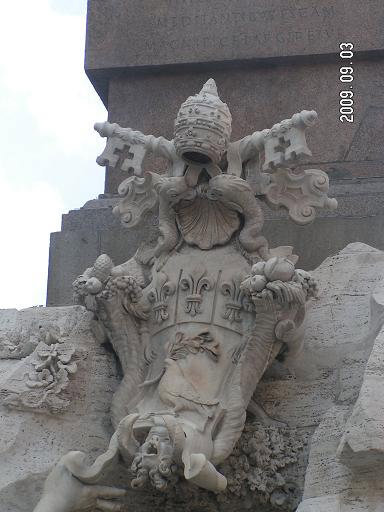 Папский знак Рим, Италия