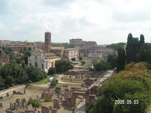 Вид сверху Рим, Италия