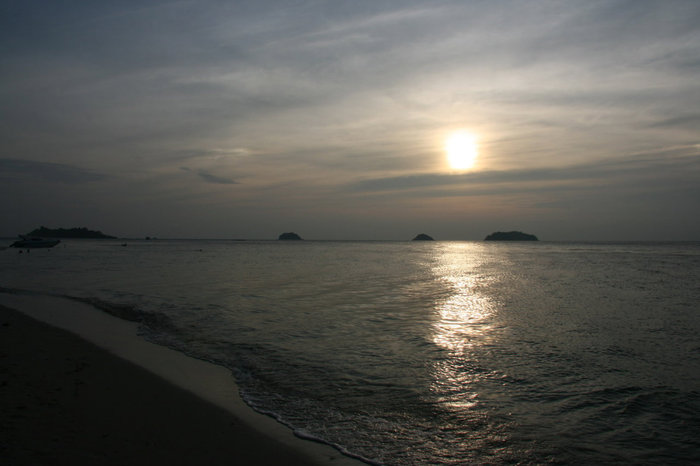 закат на острове Ко Чанг Остров Чанг, Таиланд