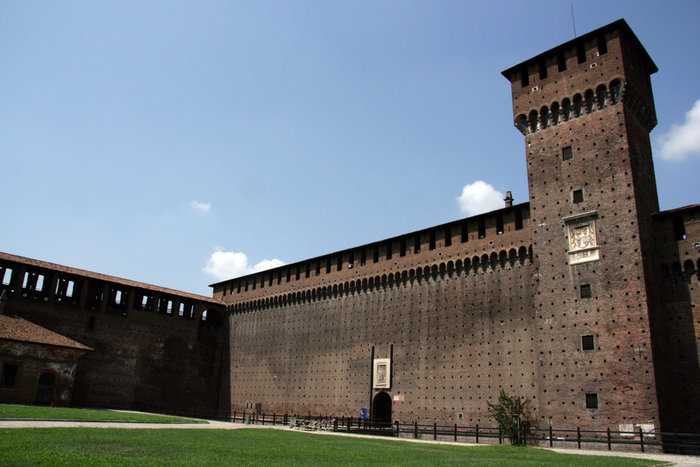 замок Сфорца Милан, Италия