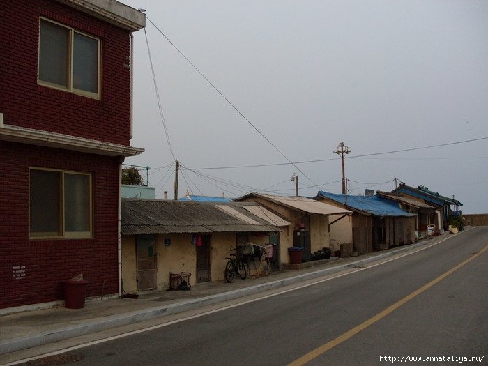 Вид на деревню Абаи Республика Корея