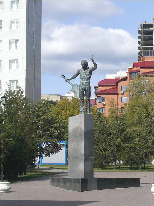 Памятник В.С. Высоцкому Новосибирск, Россия