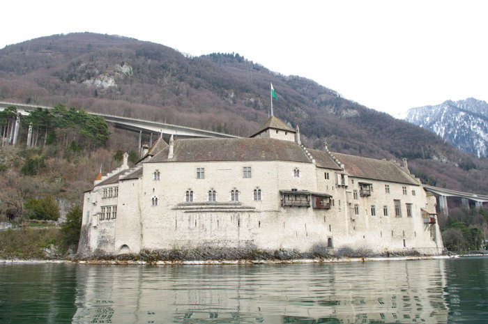 Шильонский замок - внешний вид - ч.IV Монтрё, Швейцария