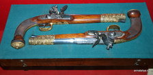 Ударно-кремниевые дуэльные пистолеты. Англия. 18-19 век.