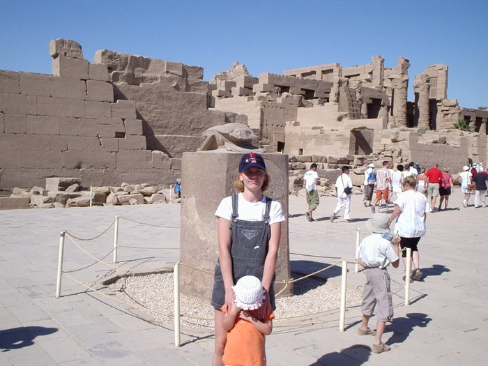 Луксор. Мы на фоне древностей... Хургада, Египет
