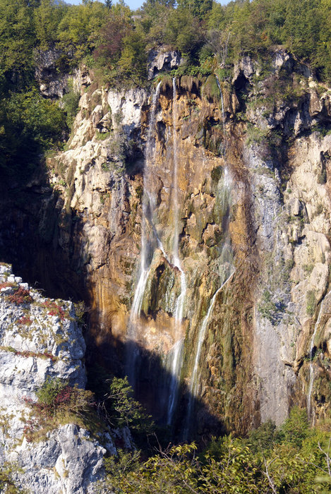 Водопад на Плитвицких озерах Кварнер, Хорватия