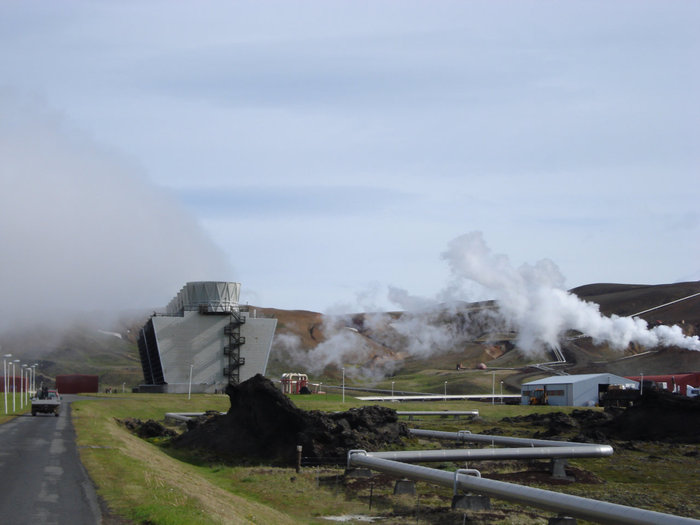 Геотермальная электростанция Крафла Исландия
