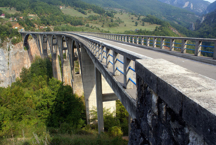 Мост Джурджевича на реке Тара Биело-Поле, Черногория
