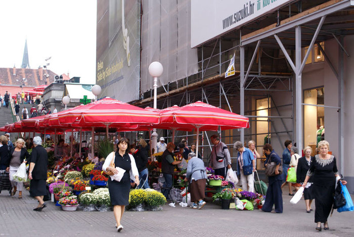 Центральный рынок Загреб, Хорватия