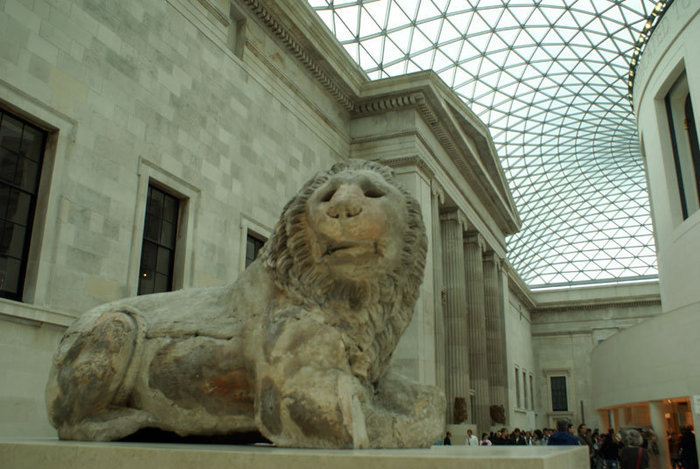 Лев из Книдоса в Британском музее в Лондоне