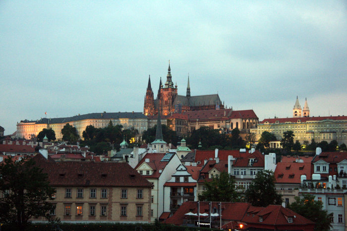 вид на Пражский град и Собор Святого Вита Прага, Чехия