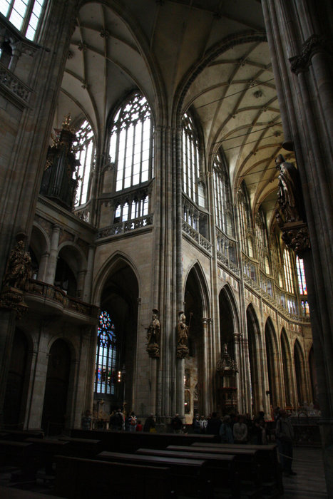 внутри собора Прага, Чехия
