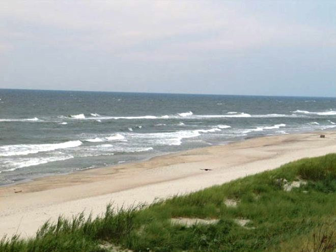 Балтийское море, кусочек пляжа в Смильтине. Неринга, Литва