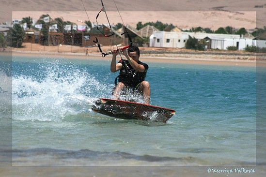 кайт-лужа, 
rider: Vadim Kampel Дахаб, Египет