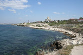 Вид на древний город и Севастополь