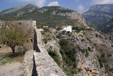 Вид с крепостной стены Старого Бара