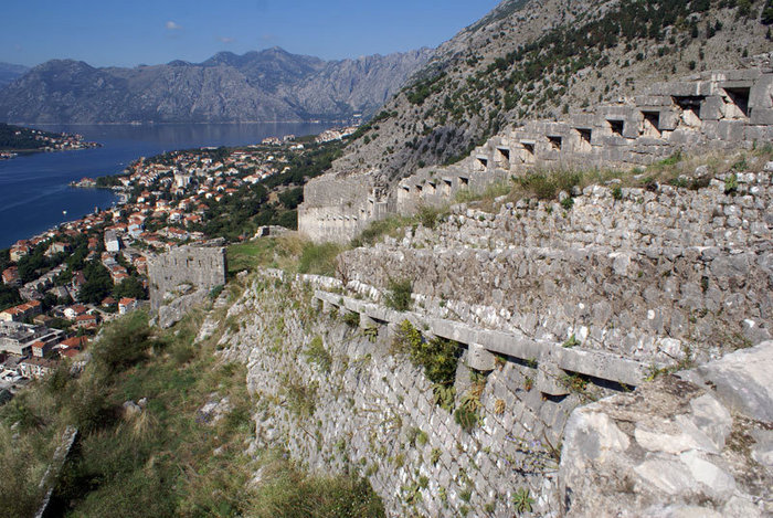 Вид из крепости Святого Иоанна Котор, Черногория