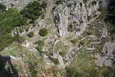 Вид из крепости на противоположную от Котора сторону горы