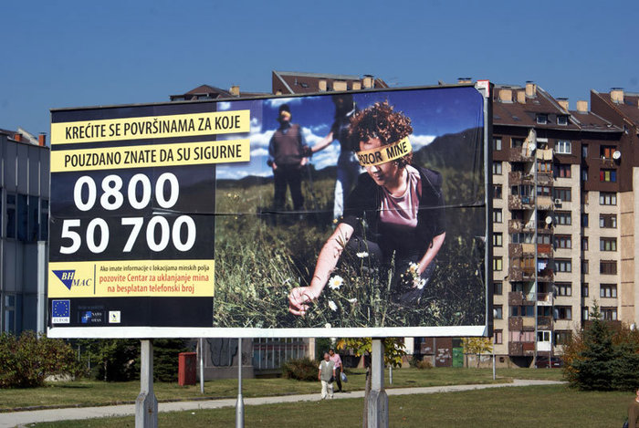 Осторожно — мины! Сараево, Босния и Герцеговина