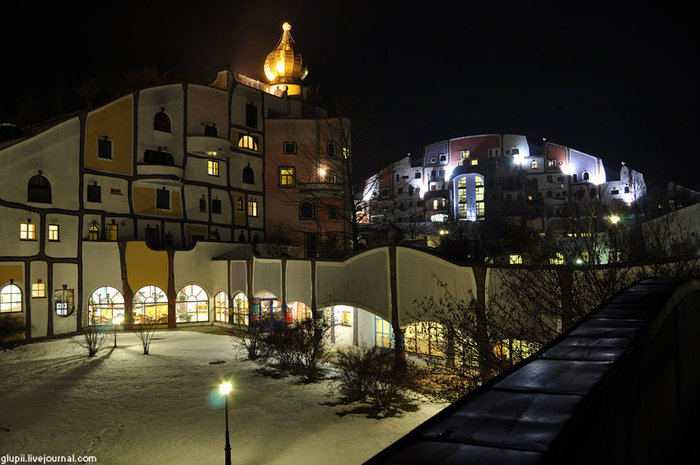 Вечером тоже очень красиво.... Бад-Блумау, Австрия