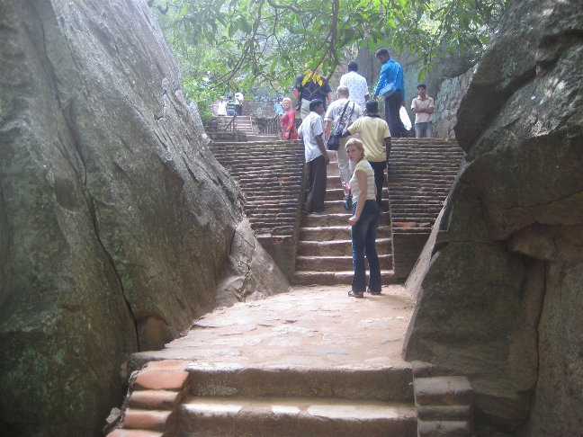 Лестница наверх Сигирия, Шри-Ланка