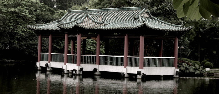 Китайская архитектура. Парк Юэсю. Гуанчжоу, Китай