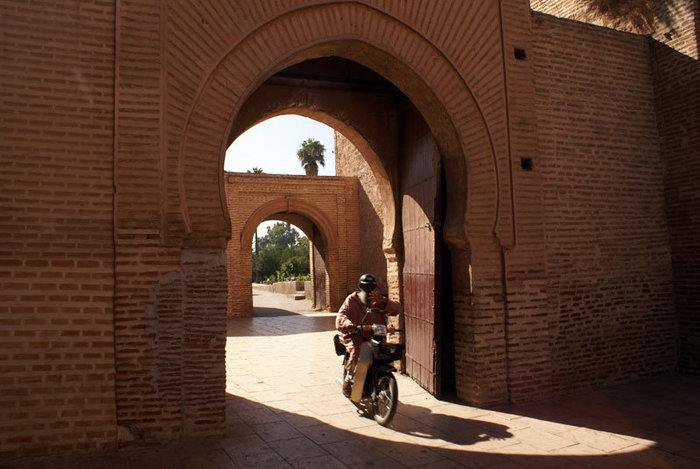 Мотоциклист Марракеш, Марокко