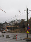 Строительство нового лыжного трамплина в Хольменколлен на окраине Осло.
Новый трамплин должен принять соревнования Скандинавской секции мирового лыжного первенства в 2011 году.