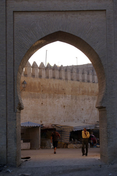 Вход в медину (старый город) Феса Фес, Марокко