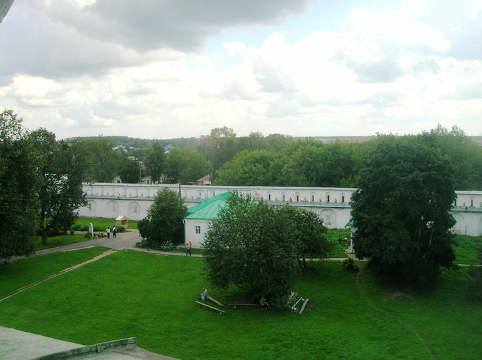 Вид на кремль с колокольни Александров, Россия