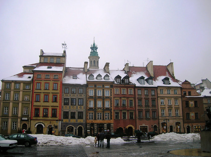 Старый город: рыночная площадь Варшава, Польша