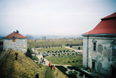Вид на замковый двор