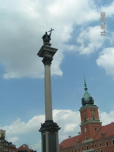 Колонна с королём Варшава, Польша