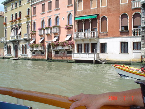 Путешествие на речном трамвайчике Венеция, Италия