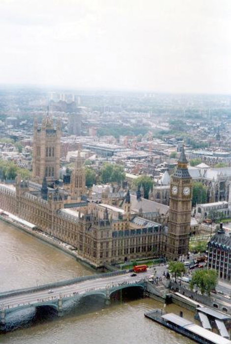 Панорама Лондона Англия, Великобритания