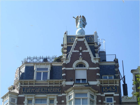 Ангел на крыше Амстердам, Нидерланды