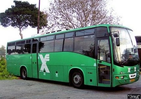 Автобус компании Эгед Израиль