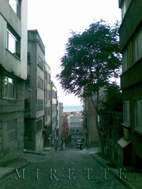 Улочка в центре Стамбул, Турция