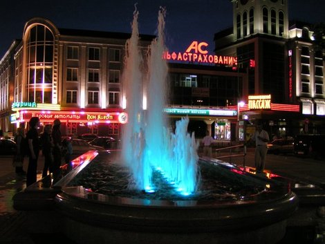 Поющие фонтаны Калининград, Россия