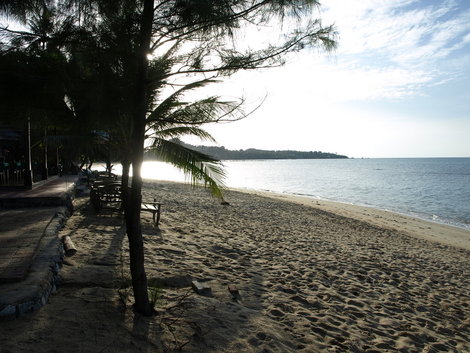 Пляж утром Остров Самуи, Таиланд