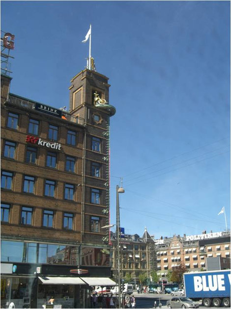 Здание с термометром Копенгаген, Дания